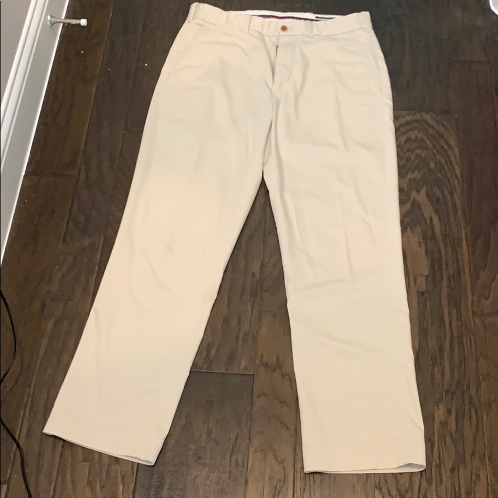 Khaki polo pants